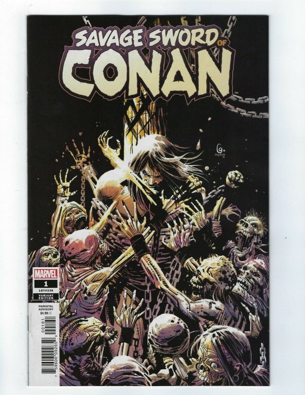 Savage Sword Of Conan # 1 Garney 1:25 Variant NM Marvel