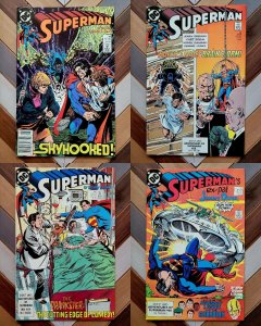 SUPERMAN #34-37 (DC 1989) HI GRADE Set of 4! Guardian NEWSBOY LEGION (Curt Swan)
