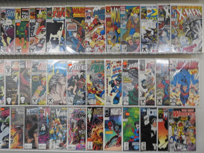 Huge Lot of 130+ Comics W/ Ghost Rider, Spiderman, Guardians o/t Galaxy Avg VF