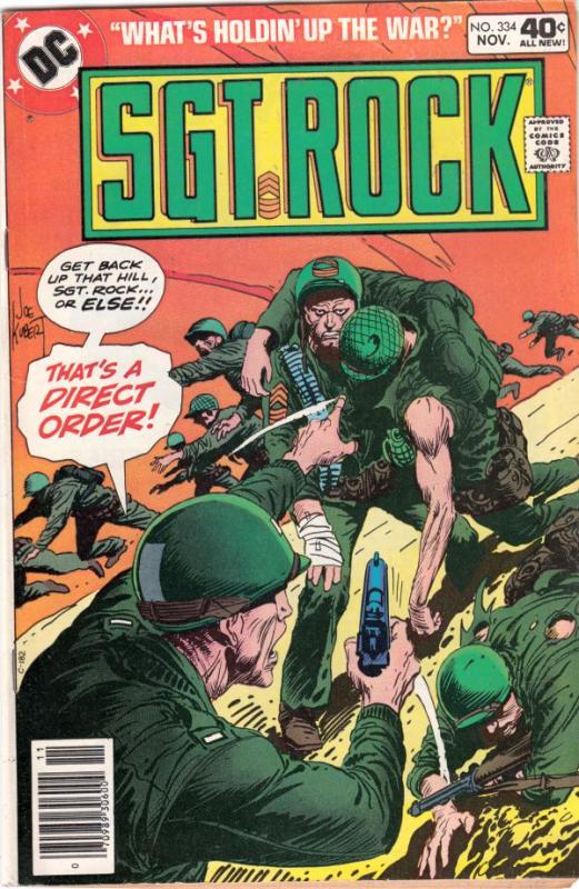 Sgt. Rock #334 (Nov-79) FN/VF Mid-High-Grade Sgt. Rock