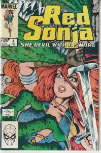 Red Sonja(Marvel, vol.3) # 4  Sonja vs a Flying Dragon !