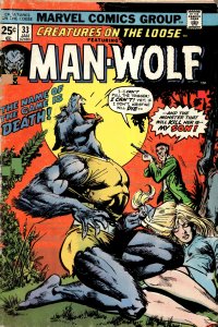 Creatures on the Loose #33 (1975) Man-Wolf