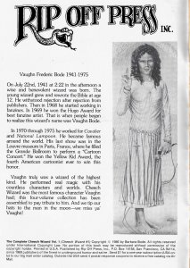 COMPLETE CHEECH WIZARD #1(1986) 9.0 VF/NM Vaughn Bodé's Deviant Wizard!