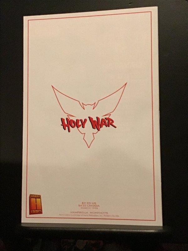 Vampirella #2 (1998) Sharp, hard to get an high-grade, white cover! NM-