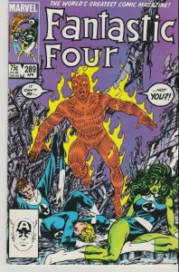 Fantastic Four #289 Marvel Comics Very Good Condition