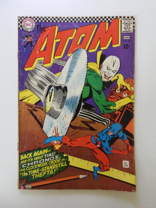 The Atom #28 (1967) GD/VG condition rusty staples