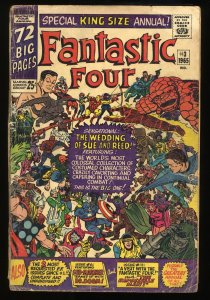 Fantastic Four Annual #3 Wedding of Sue + Reed Kirby!