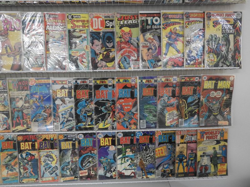 Huge Lot 120+ Silver/Bronze Comics W/ Batman, Detective Comics, +More! Avg GD+