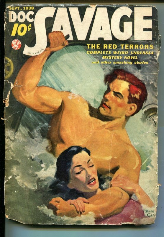 DOC SAVAGE 09/1938-THE RED TERRORS-LOW GRADE COPY-fr