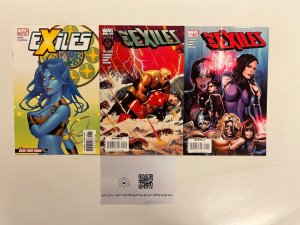 3 New Exiles Marvel Comic Books # 1 2 48 Avengers Defenders  Hulk 113 JS44