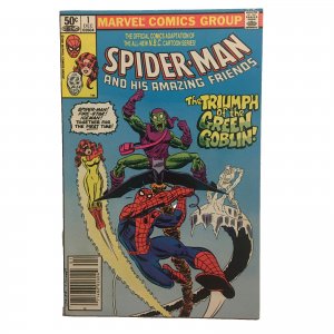 Spider-Man and His Amazing Friends #1 1st Firestar Appearance Newstand VF/NM