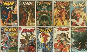 Flash comic lot 2nd series from:#209-245 19 different 8.0 VF (2004-08) 