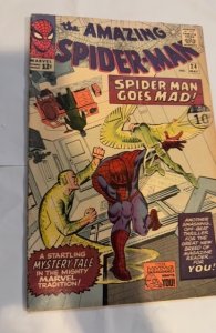 The Amazing Spider-Man #24 (1965)spidey goes mad cover/Edge wear tiny chips