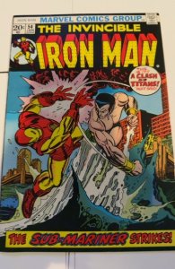Iron Man #54 (1973) namor vs Ironman nice copy