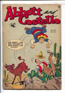 Abbott and Costello #26 1954- St. John-Mexico cover-Lily Renee spicy story ar...