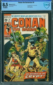 CONAN THE BARBARIAN #8, CBCS 8.5 VF+