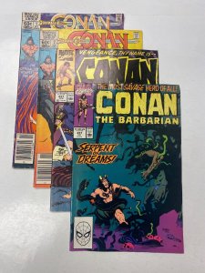 4 MARVEL comic books Conan Barbarian Movie #1 2 Conan Barbarian #231 237 33 KM15