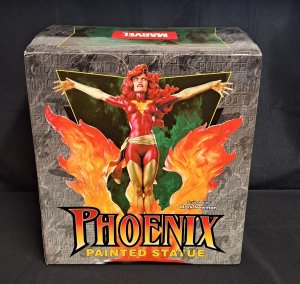 BOWEN DESIGNS PHOENIX RED VERSION PAINTED STATUE MARVEL 638/4000