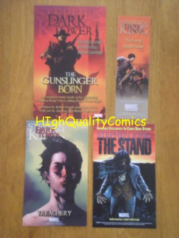 STEPHEN KING : Promo Set, 5 items, Cards, Book Marks,NM