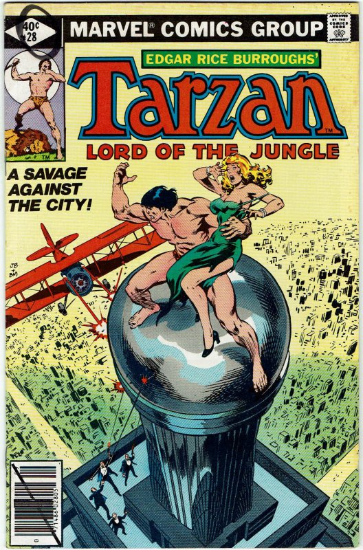 Tarzan #28 Marvel Comics HTF Whitman Variant FN+