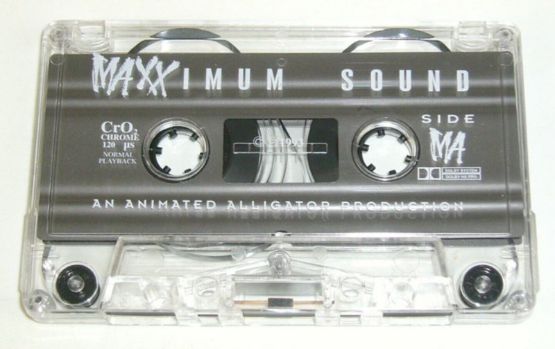 Sam Kieth's The Maxx Maxximum Sound cassette tape + card comic book soundtrack