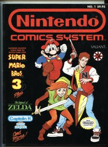 Nintendo Comics System #1 1990 Valiant comic magazine NM-