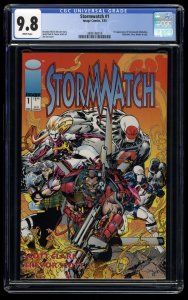 Stormwatch (1993) #1 CGC NM/M 9.8 White Pages 1st Appearances!