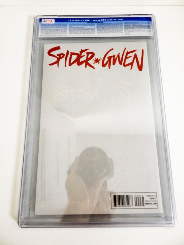 Spider-Gwen #2 Emerald City Con Cover (2015) CGC 9.8!