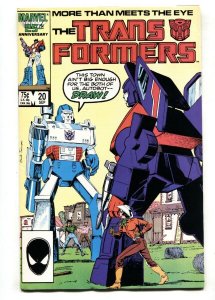 TRANSFORMERS #20 comic book 1987 Marvel - vf/nm