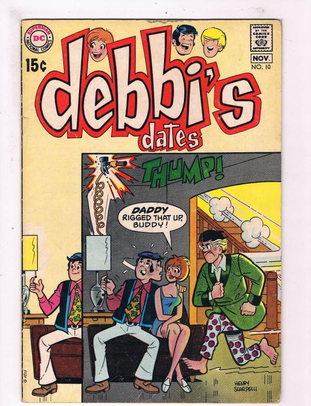 Debbi's Dates # 10 VG/FN DC Silver/Bronze Age Comic Book Henry Scarpelli Art JH2