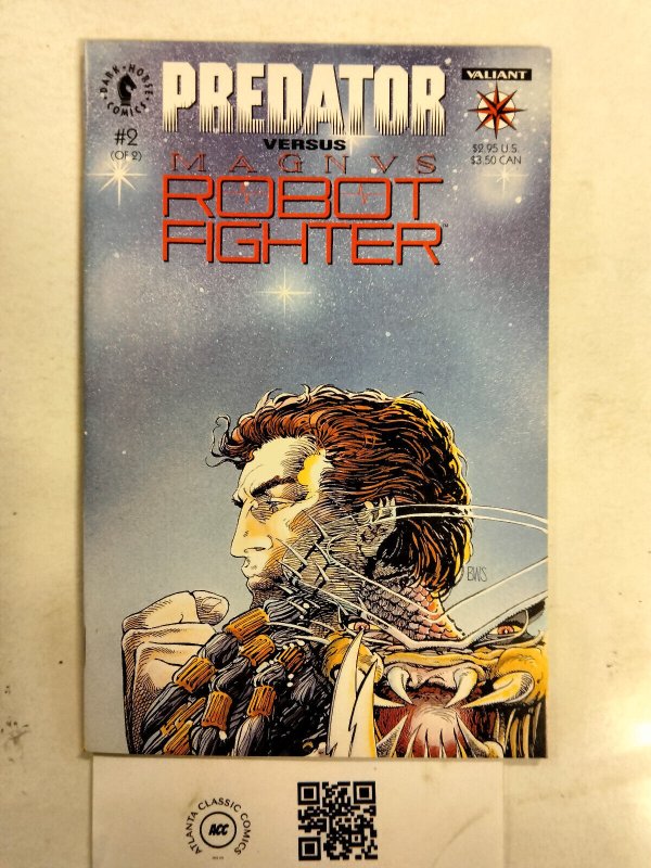 Predator vs Magnus Robot Fighter #2 Dark Horse Valiant Comic Book  9 HH21