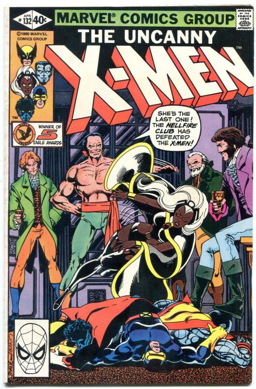 X-MEN #132 1980-MARVEL COMICS-HELLFIRE CLUB-direct edition NM-