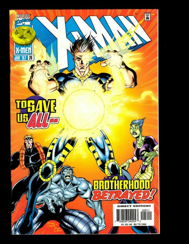 Lot Of 12 X-Man Marvel Comics # 25 26 27 28 29 30 31 32 33 34 35 36 X-Men EK10