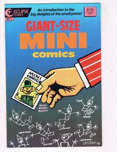 Giant Size Mini Comics #1 VF Eclipse Comics Comic Book Aug 1986 DE41 AD18