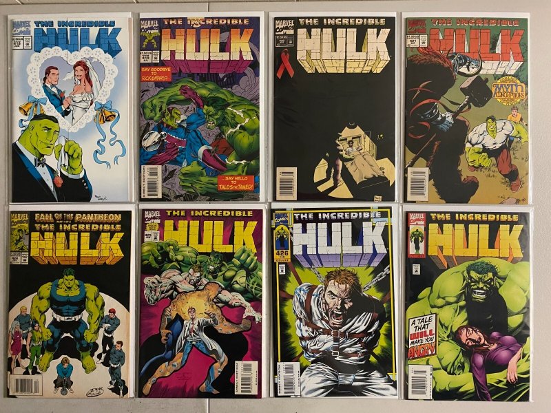 Incredible Hulk lot #400-468 + 3 Annuals Marvel 1st (avg 6.0) 39 diff (1992-'98)