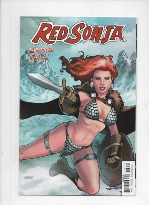 RED SONJA #17, NM-, She-Devil, Sword, Gunderson, C, Howard, 2017 2018