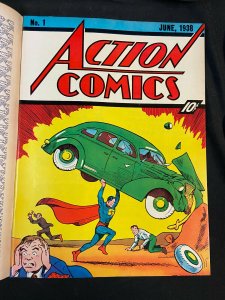 DC TREASURY FAMOUS 1ST EDITION ACTION COMICS #1 REPRINTS 1ST SUPERMAN  VF