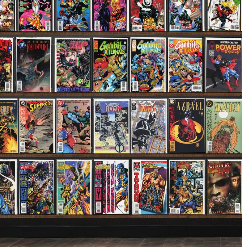 Huge Lot 140+ Comics with Shadowman, Generation X, Showcase '95 & More!