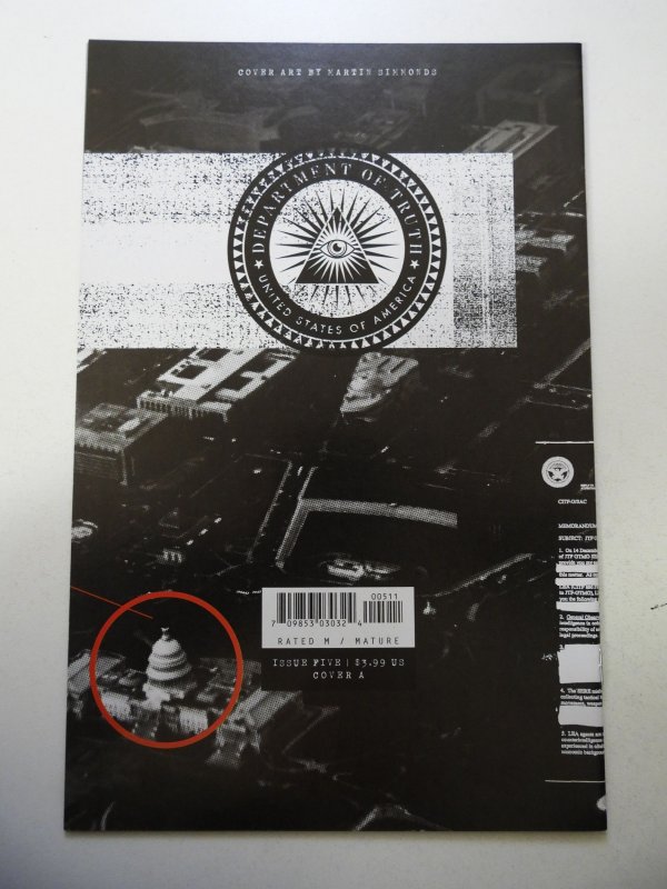 The Department of Truth #5 (2021) NM- Condition