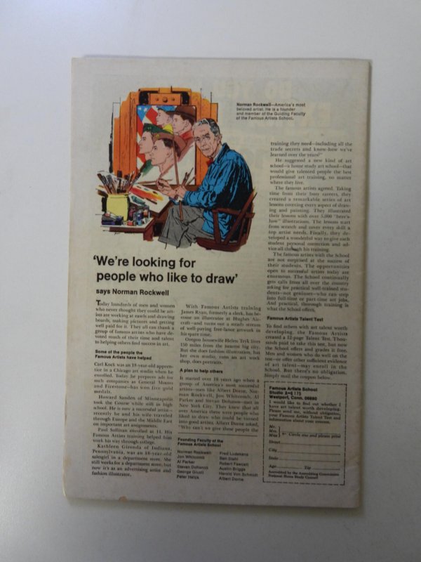 The Avengers #70 (1969) VG+ condition top staple detached from cover