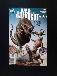 War That Time Forgot #2  DC Comics 2008 VF+  Signed