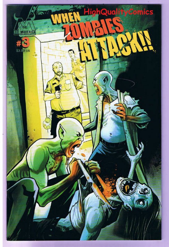WHEN ZOMBIES ATTACK #1 2 3 4 5, NM+, Walking Dead, Mahfood, 2005, Horror