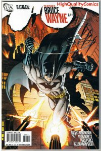 BATMAN Return of BRUCE WAYNE 6, VF+, Grant Morrison, 2010, more Batman in store