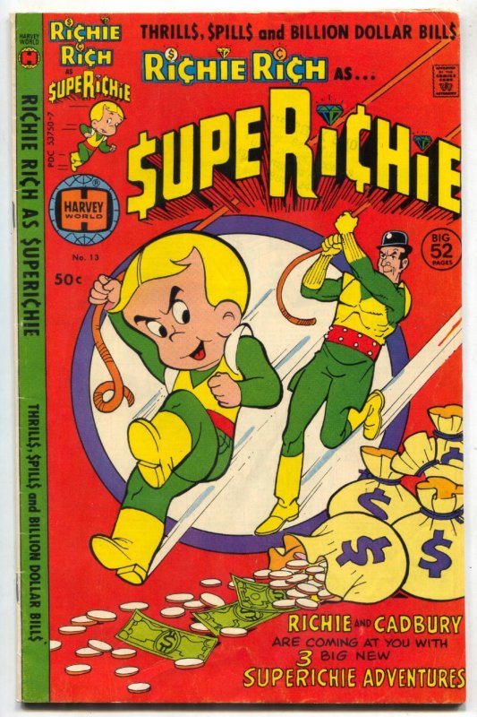 Super Richie #13 1977- Harvey Comics Richie Rich VG/F