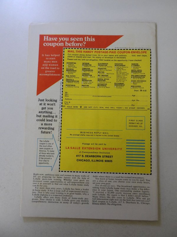 The Avengers #129 (1974) FN- condition MVS intact subscription fold