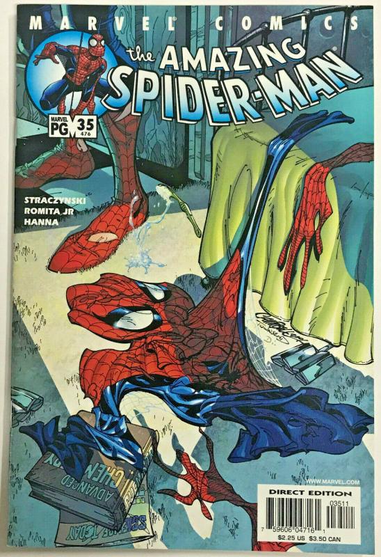 AMAZING SPIDER-MAN#34 VF/NM 2001 J SCOTT CAMPBELL COVER MARVEL COMICS