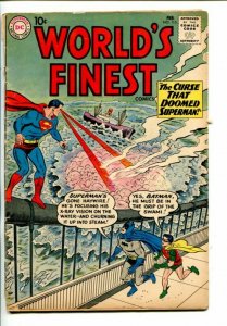 WORLD'S FINEST #115-1961-DC-BATMAN-SUPERMAN-ROBIN-GREEN ARROW-vg