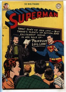 SUPERMAN #64 1950-Prankster-Golden-Age DC-vf-