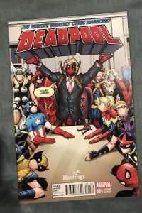 Deadpool #1 Hastings Exclusive Todd Nauck Variant (2016)