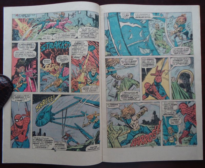 Marvel Team-Up #45 (1976) VERY GOOD  .30 Variant  bad spine roll, off-white page